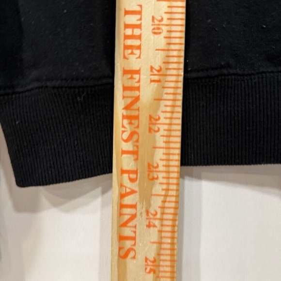 Super Nintendo 1/4 Zip‎ Sweatshirt Men's M Black Red Retro Gamer Pullover - Picture 4 of 5